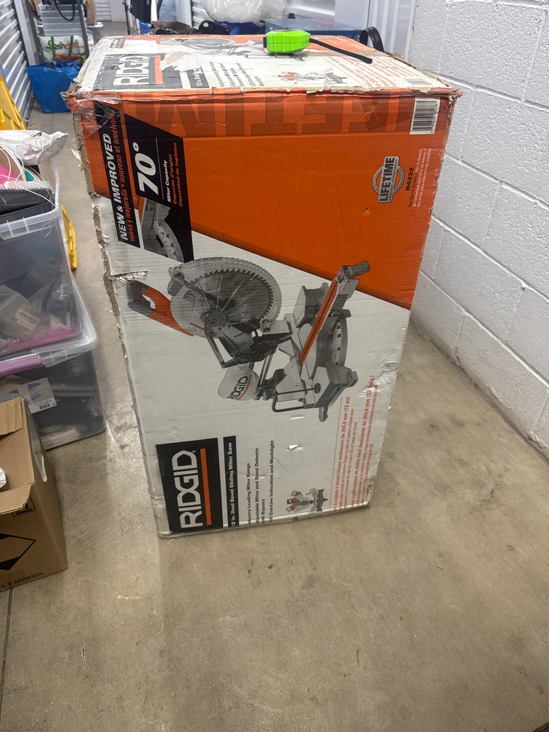 RIDGID 12 in. Dual Bevel Sliding Miter Saw