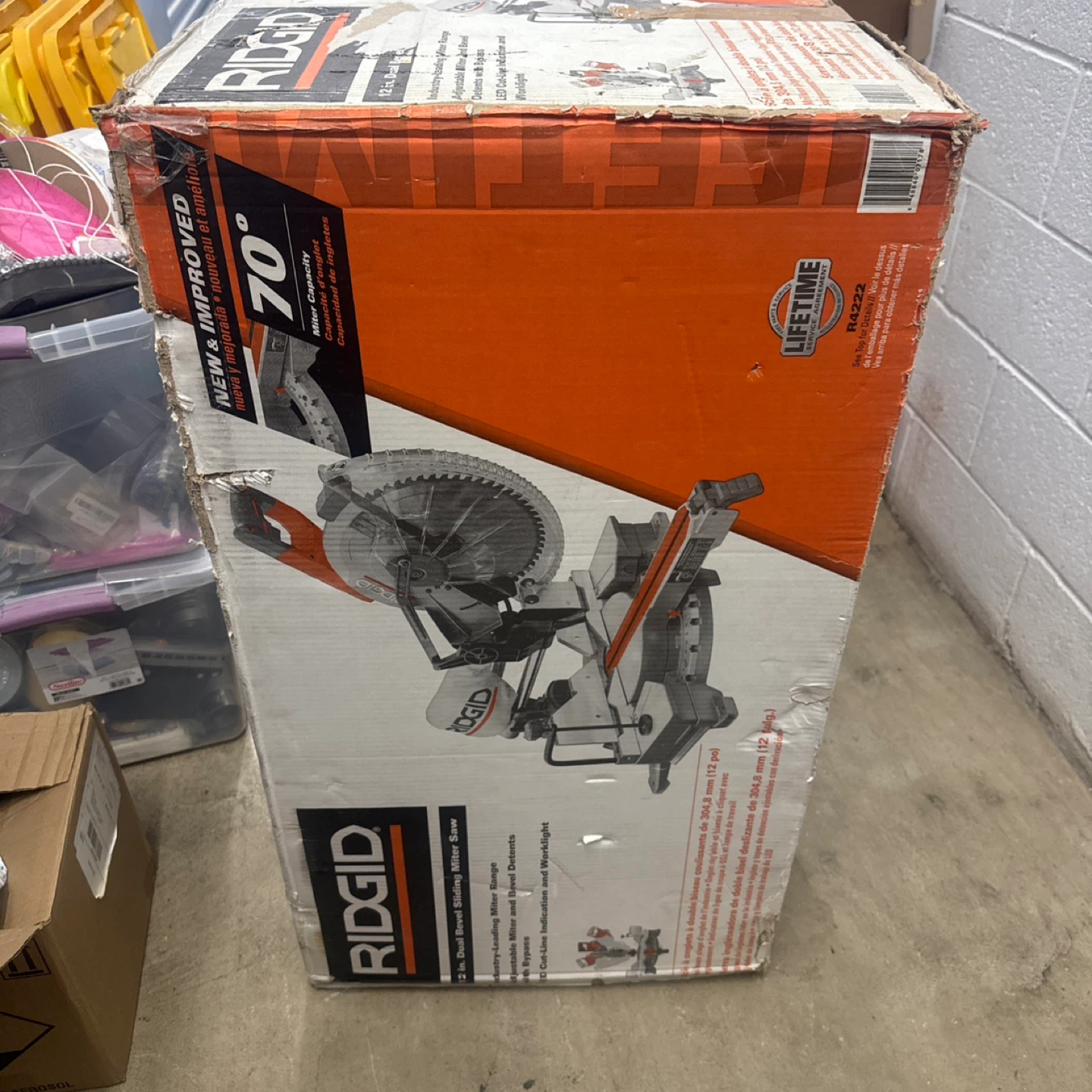 RIDGID 12 in. Dual Bevel Sliding Miter Saw - photo 4