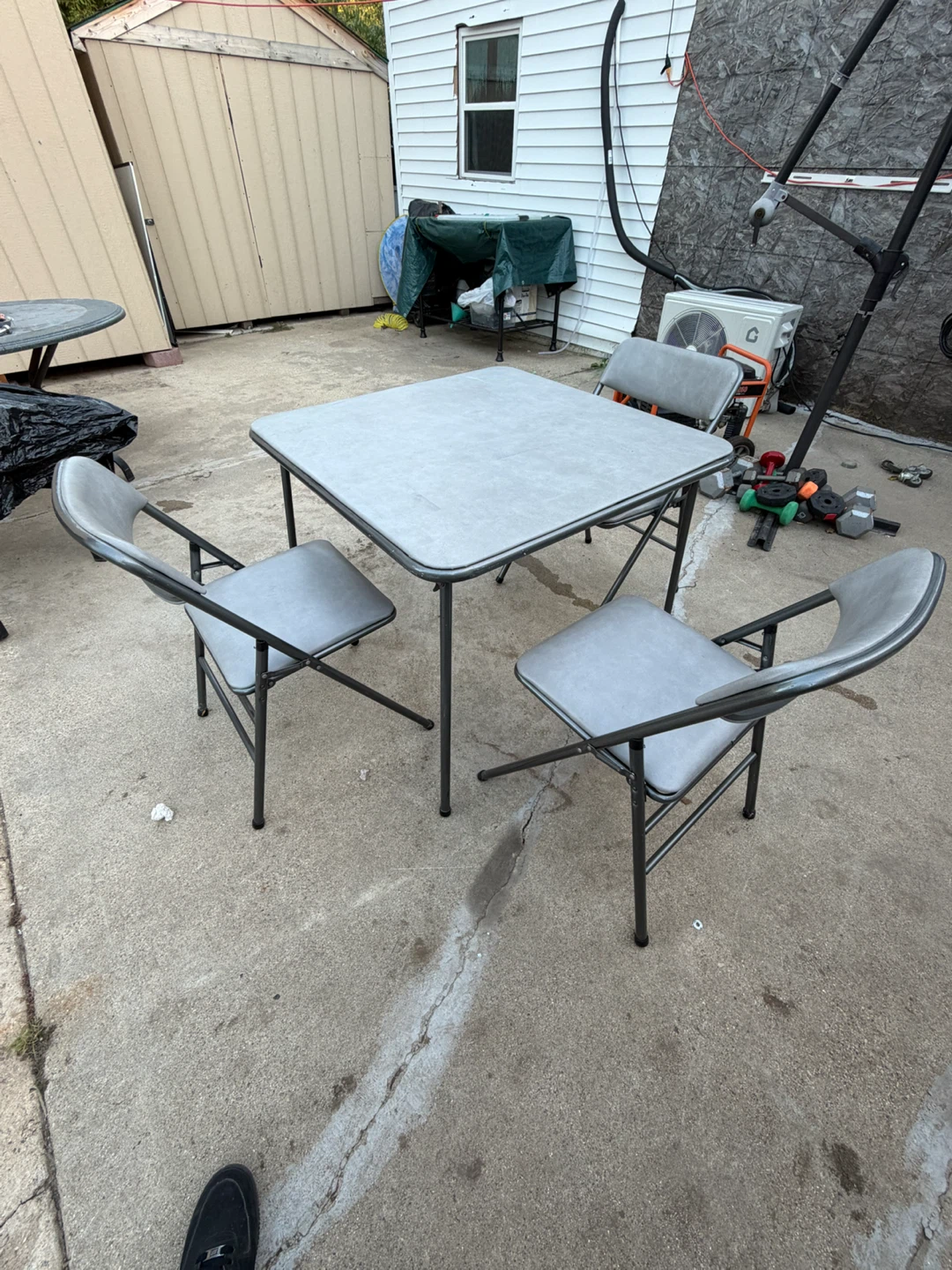 Folding Table and Chairs Set - photo 2