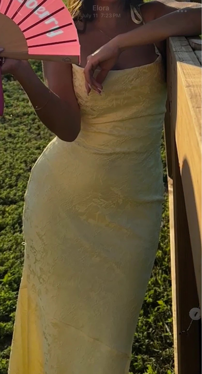 Baby boo butter yellow dress