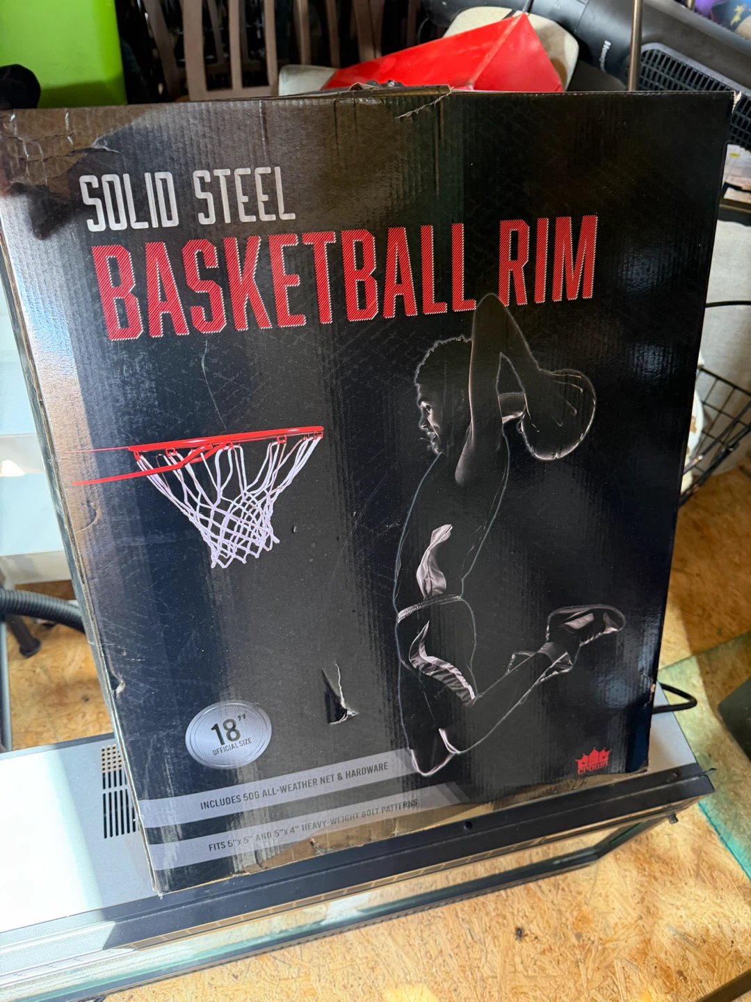 Solid Steel Basketball Rim 18-inch Official Size - photo 2