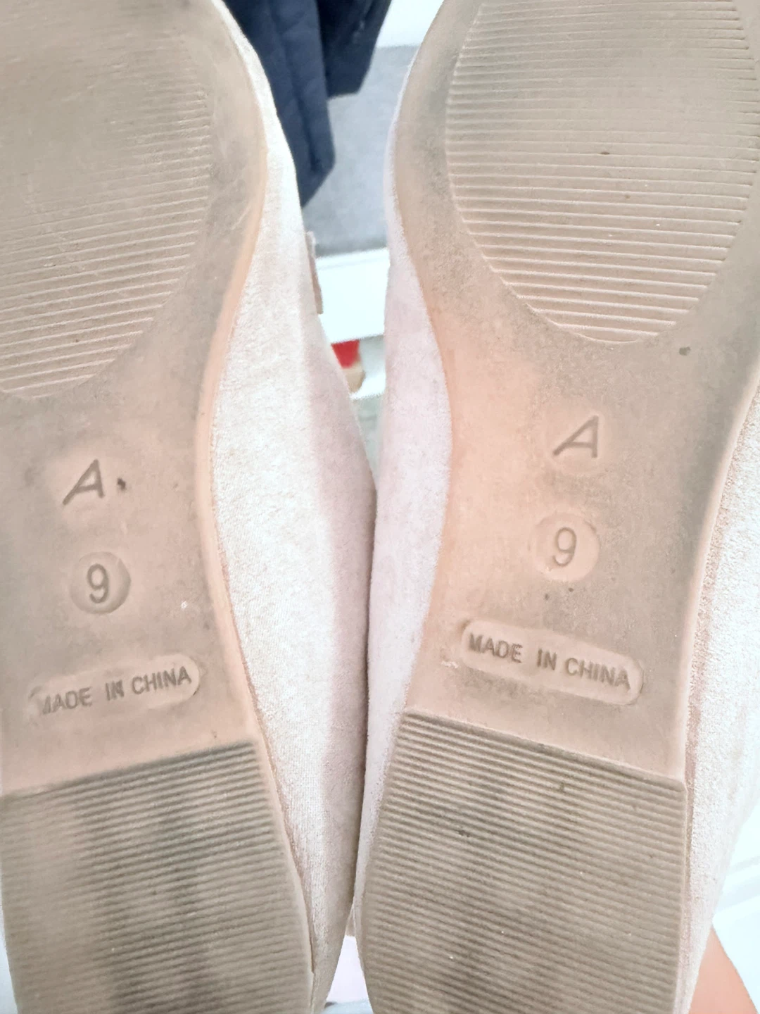 Ardene Beige Faux Suede Loafers - Size 9 - photo 3