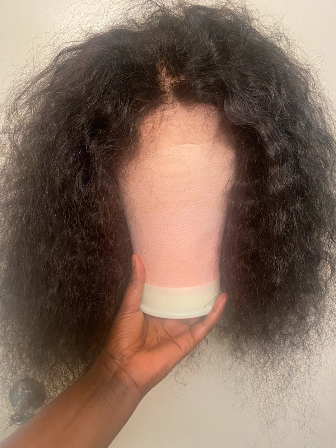 Black curly lace front wig 5 by 5 wig
