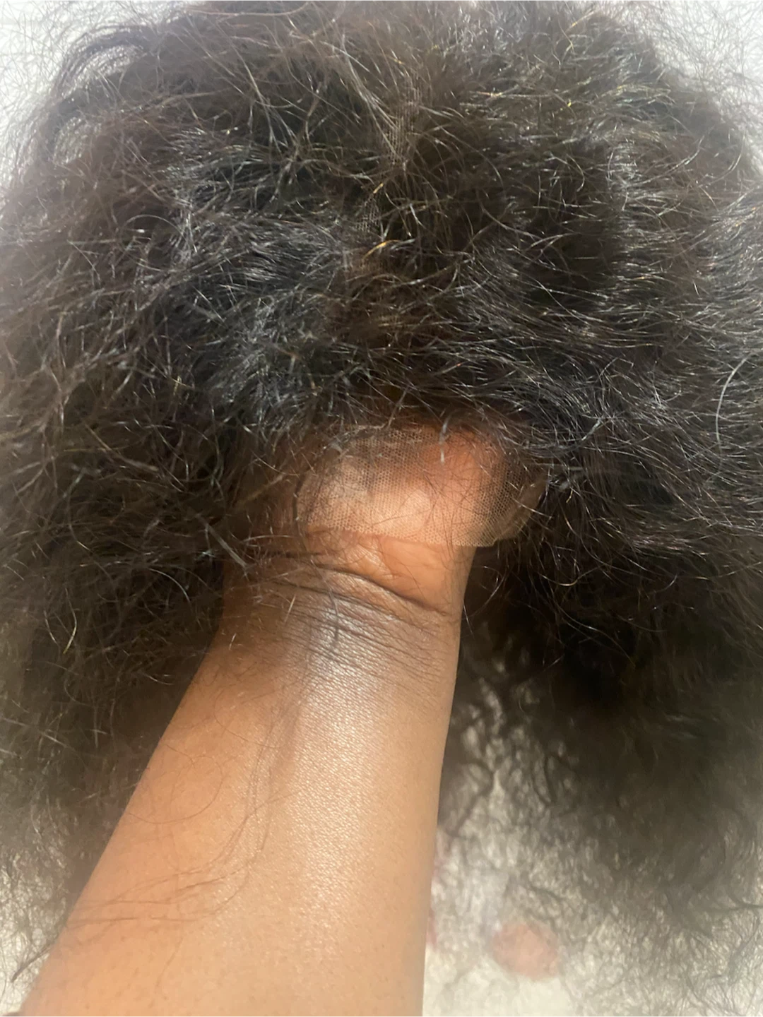Black curly lace front wig 5 by 5 wig - photo 2
