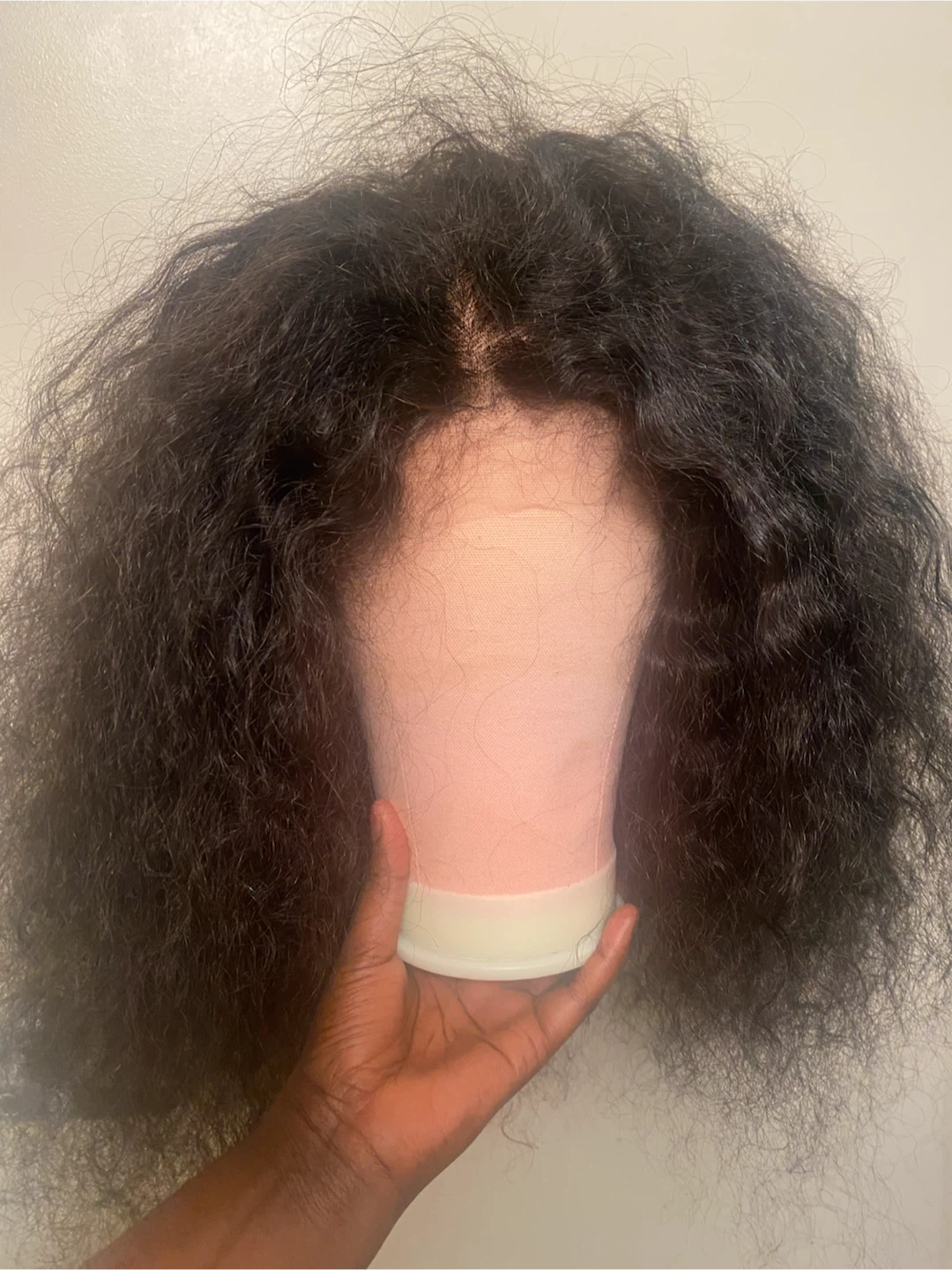 Black curly lace front wig 5 by 5 wig - photo 3
