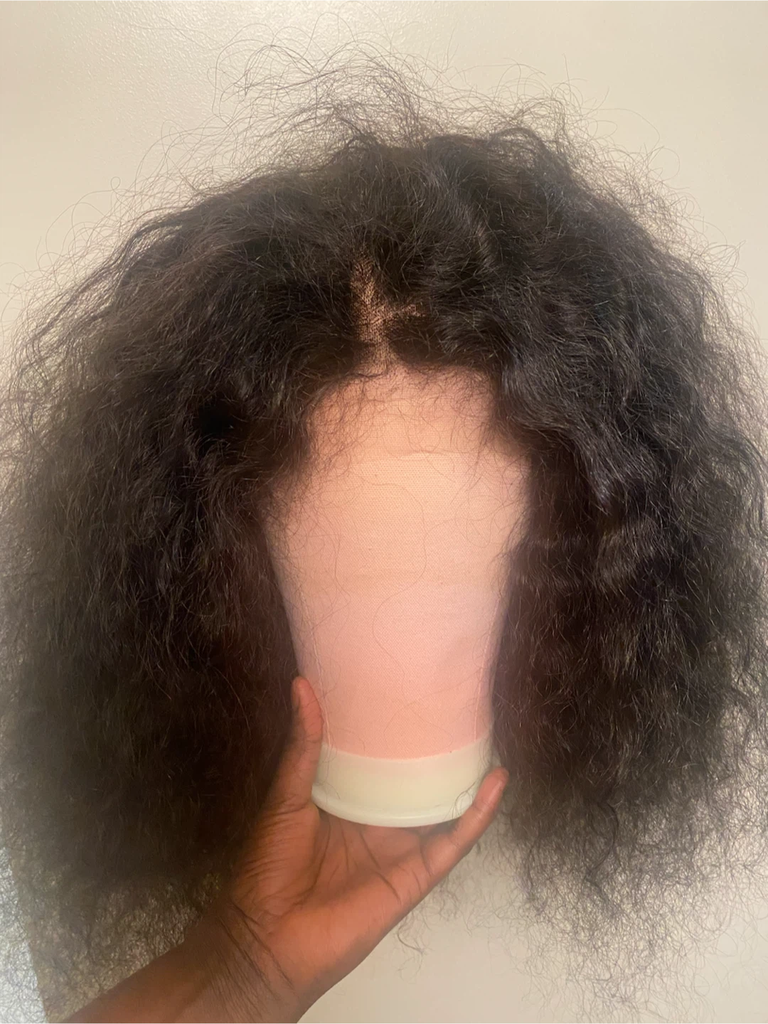 Black curly lace front wig 5 by 5 wig - photo 4