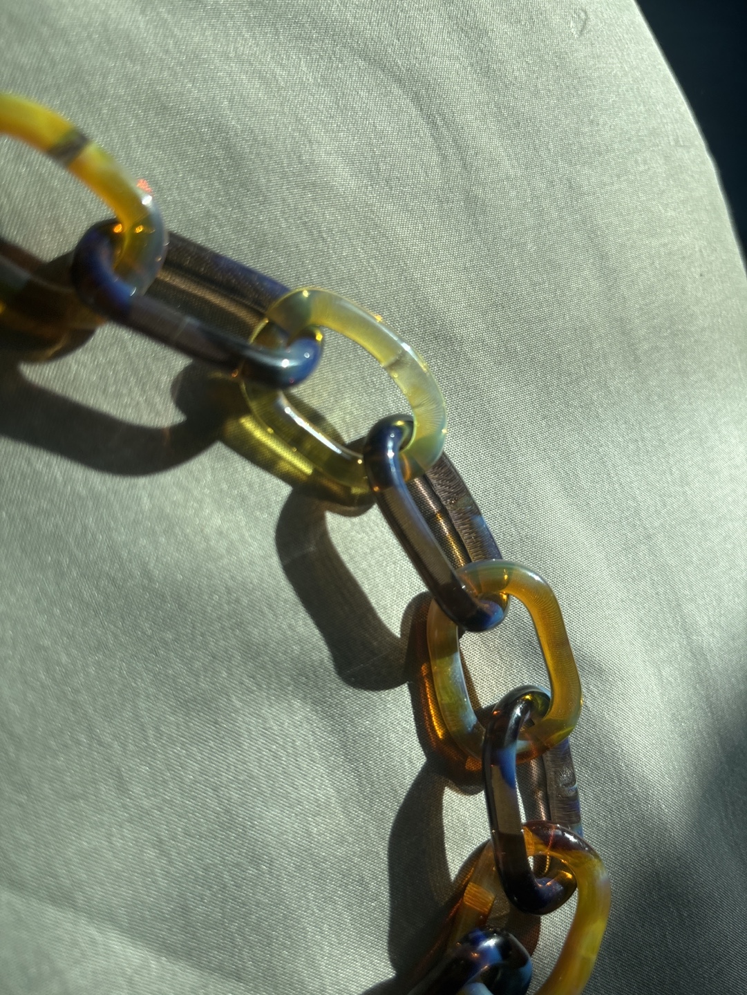 Acrylic Chain Link Necklace - photo 5