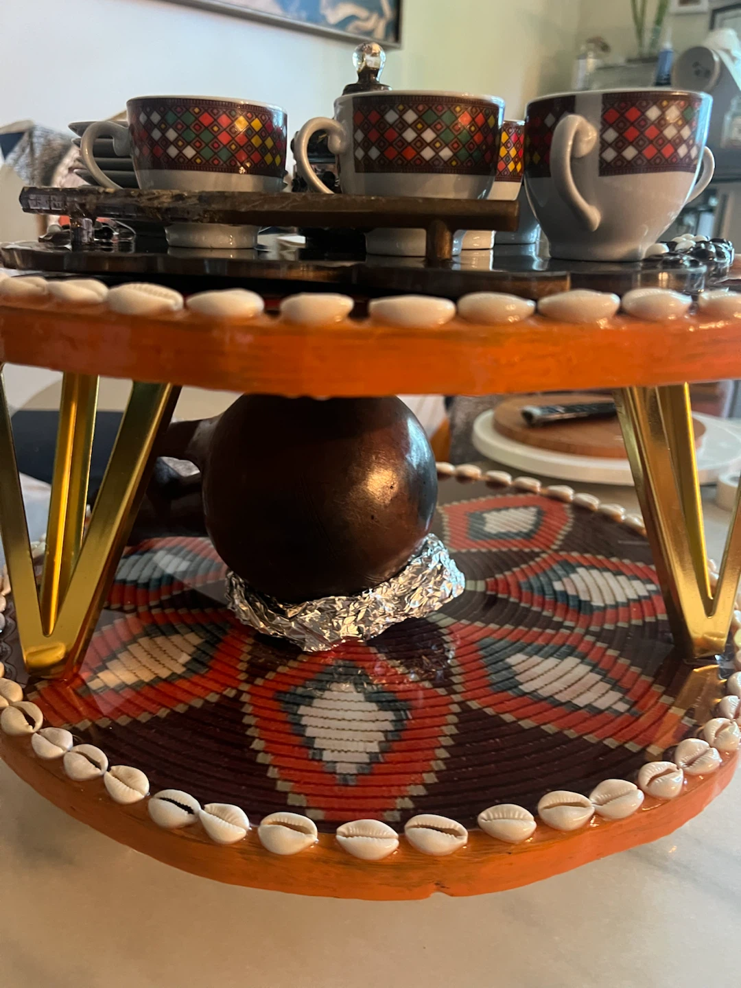Handcrafted Two-Tier Tray - photo 2