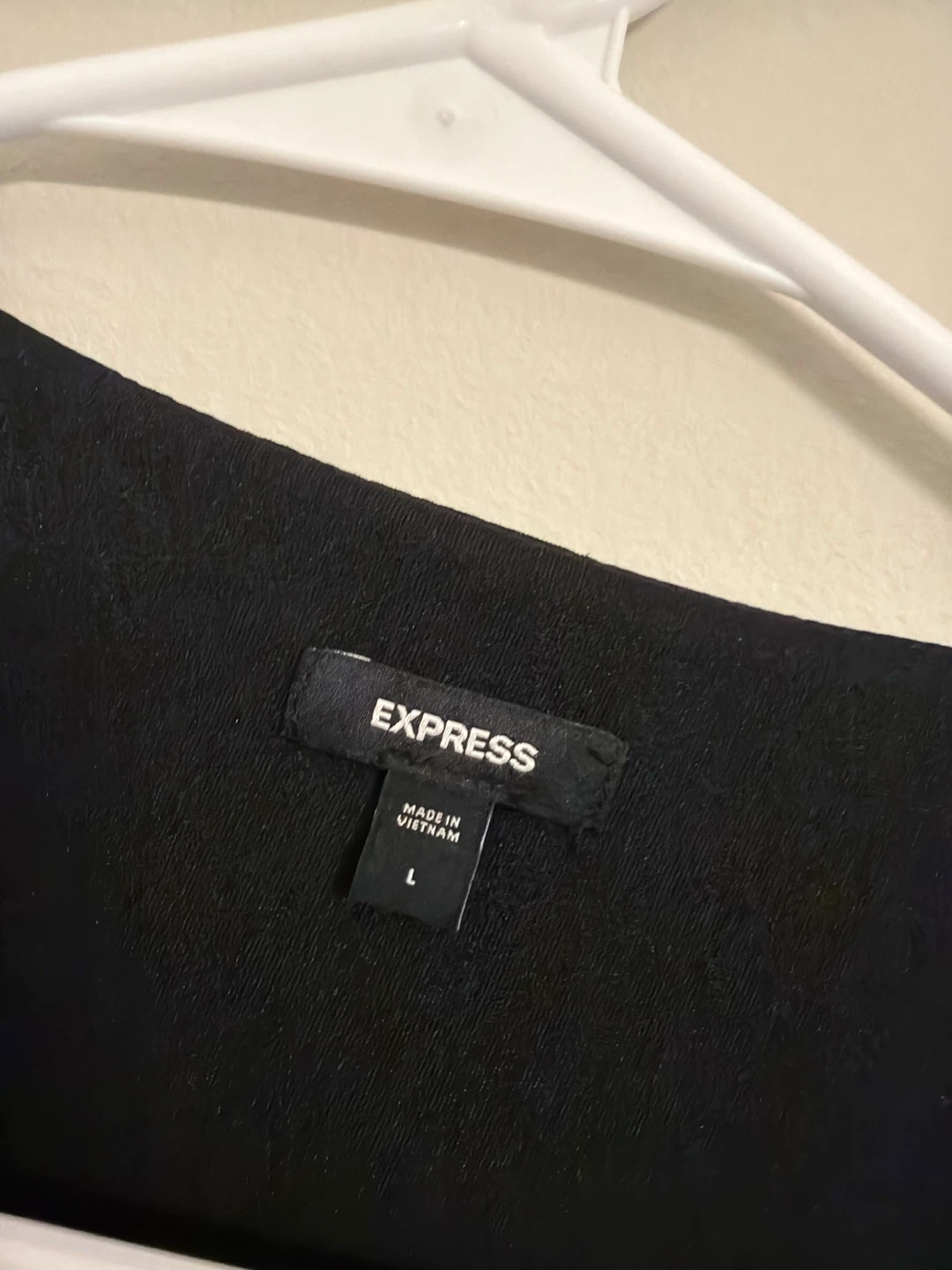 Express Black Button-Front Jacket - photo 2