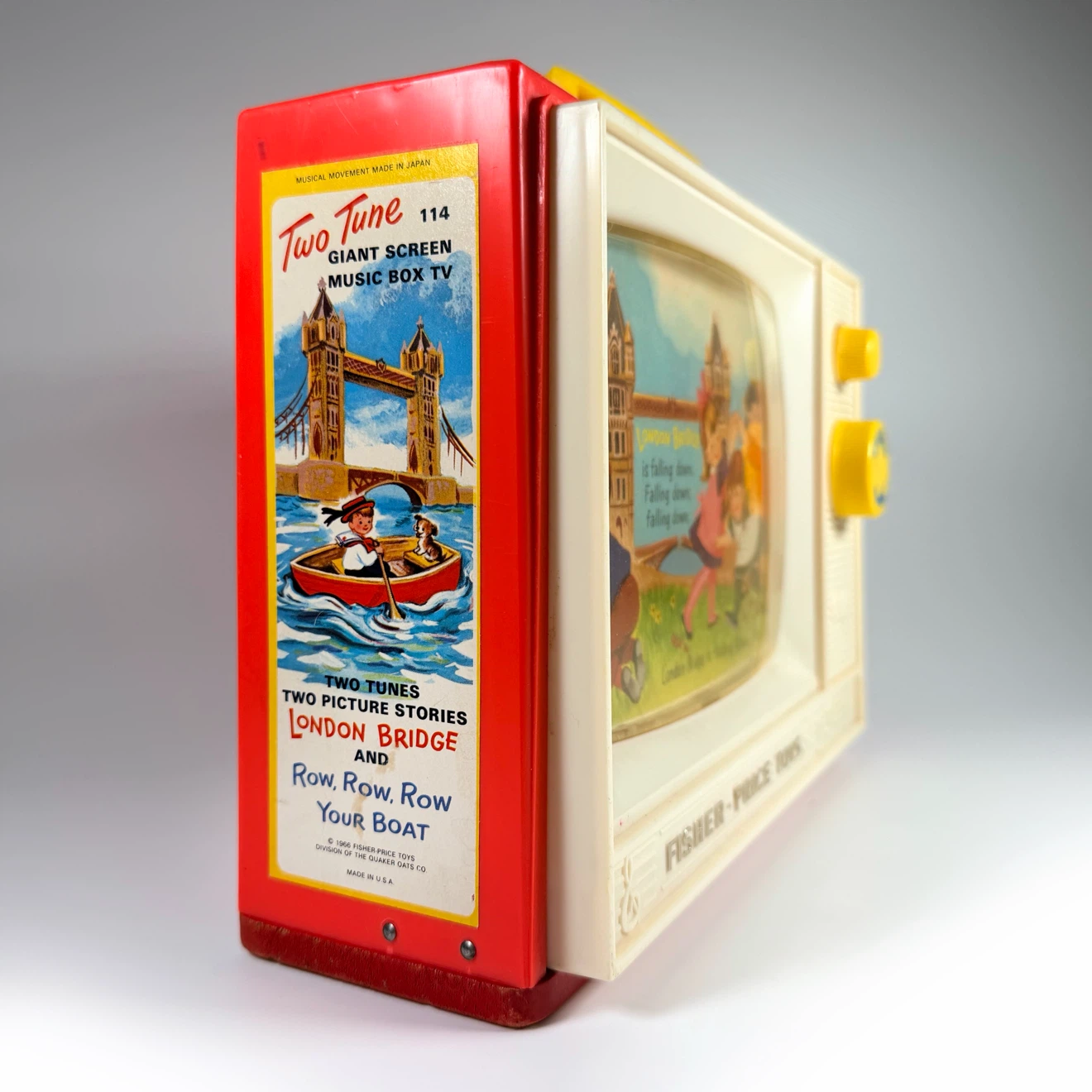 Vintage 1966 Fisher Price TV Music Box - photo 4