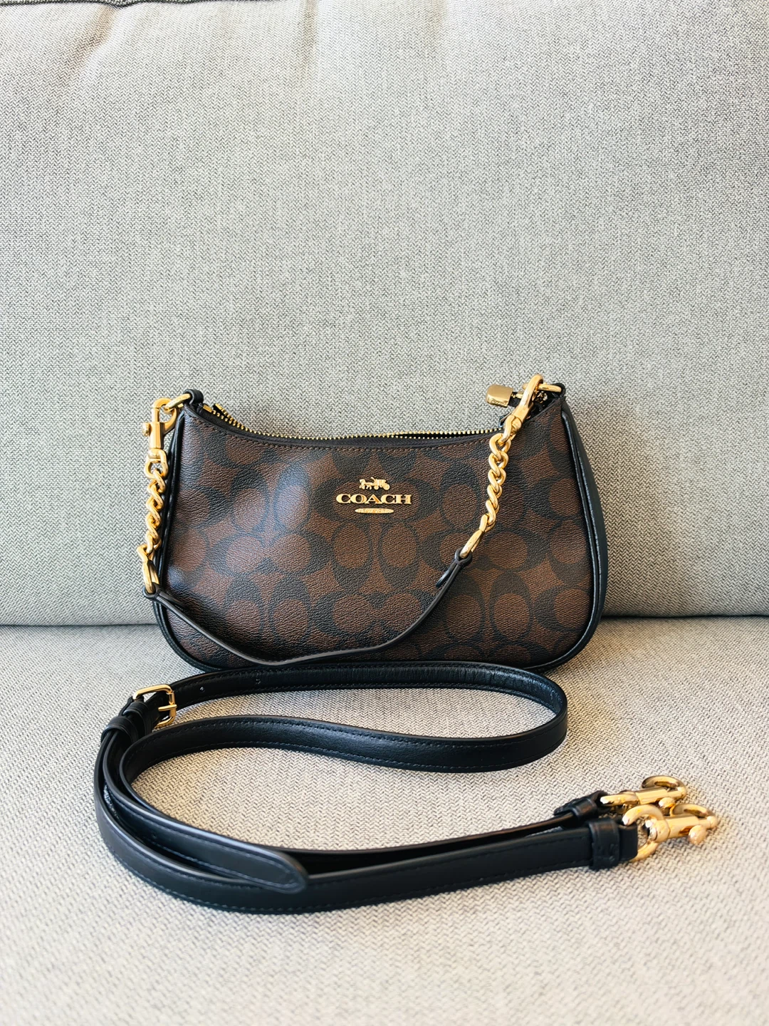 Coach Signature Canvas Mini Bag