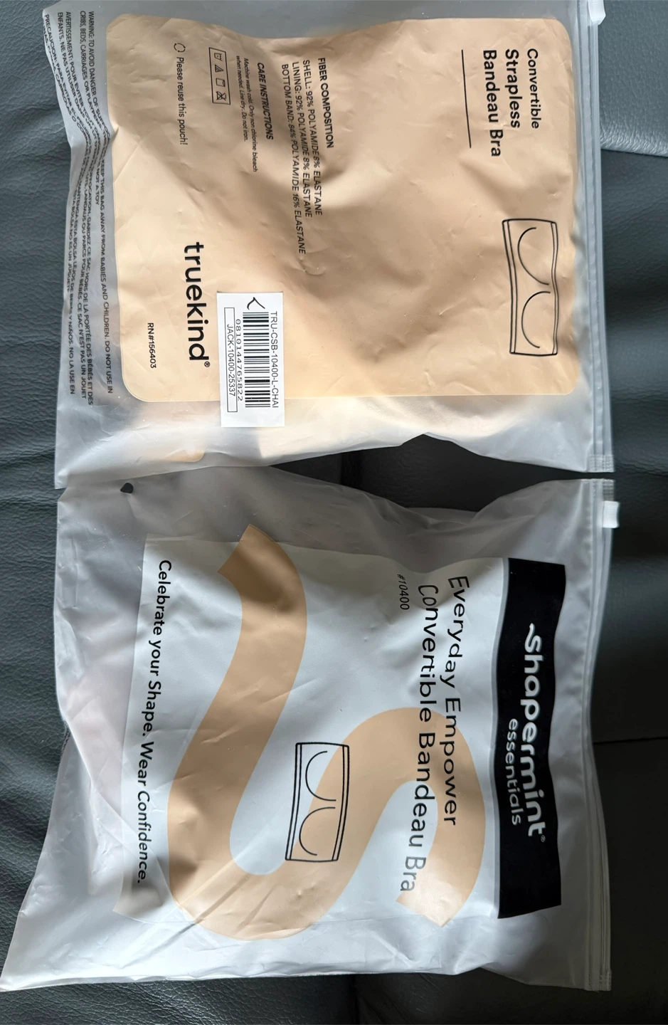 Shapermint Bandeau Bra x2