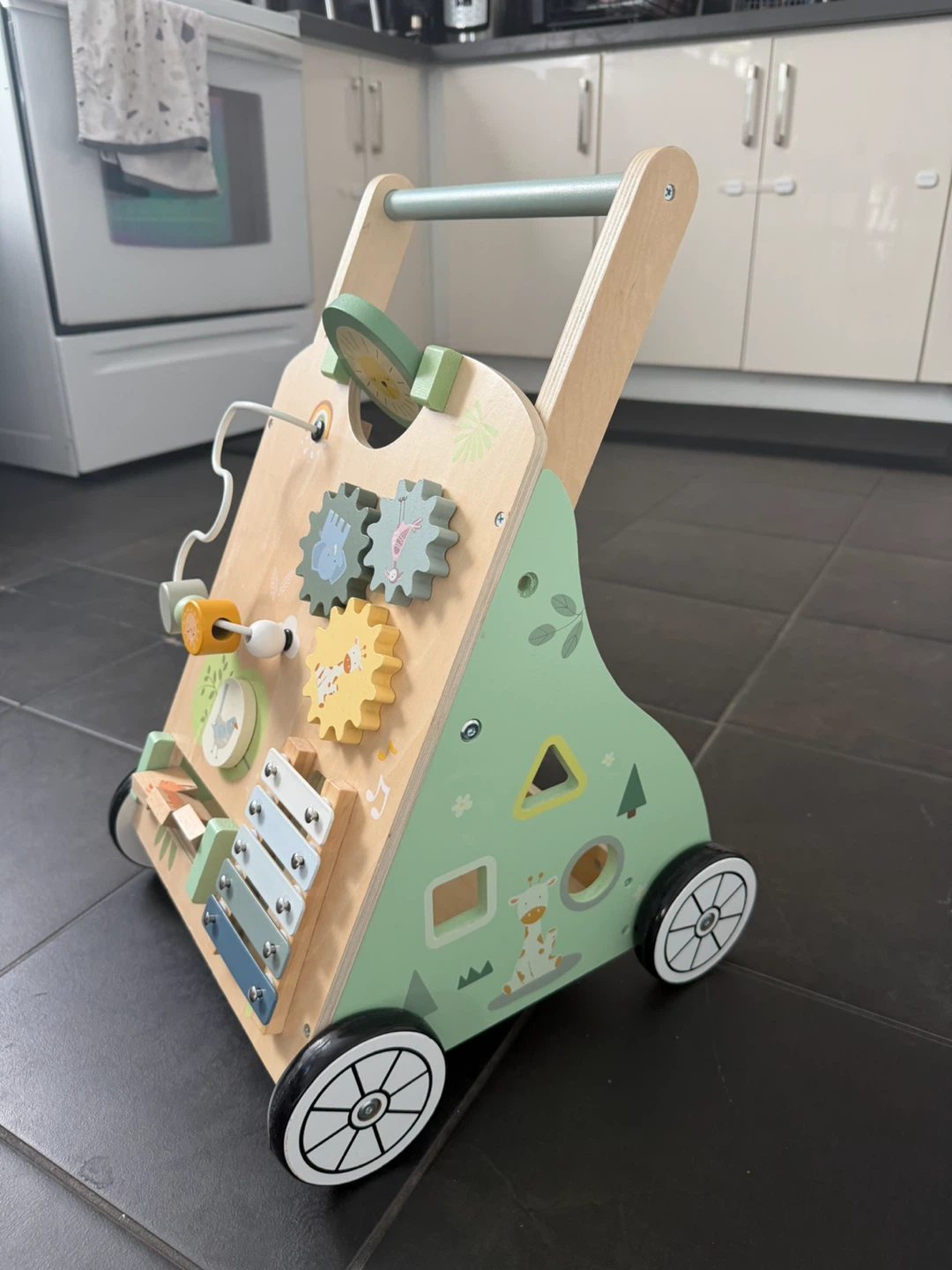 Wooden Baby Activity Walker