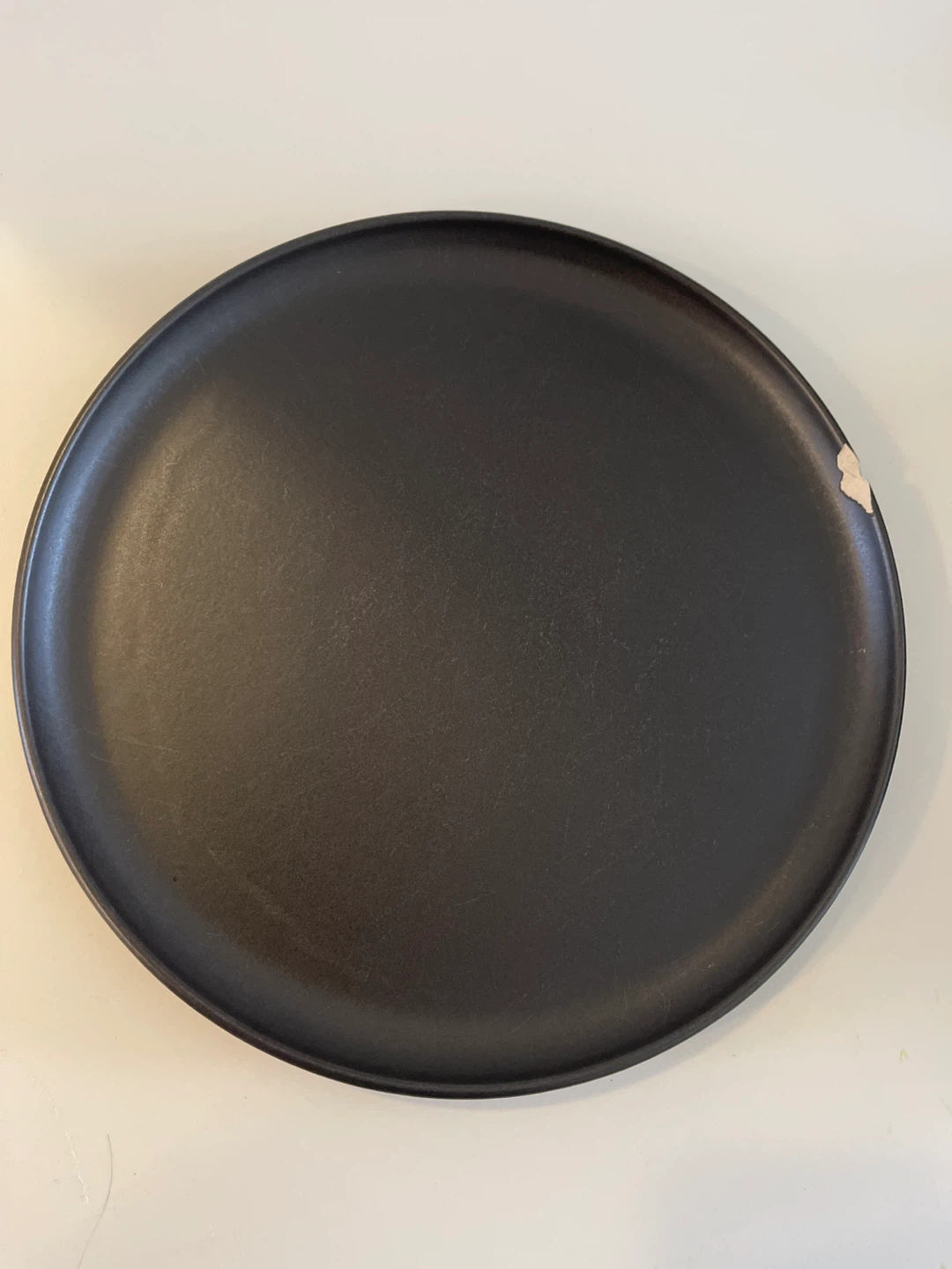 Villa Stoneware Black Dinner Plate