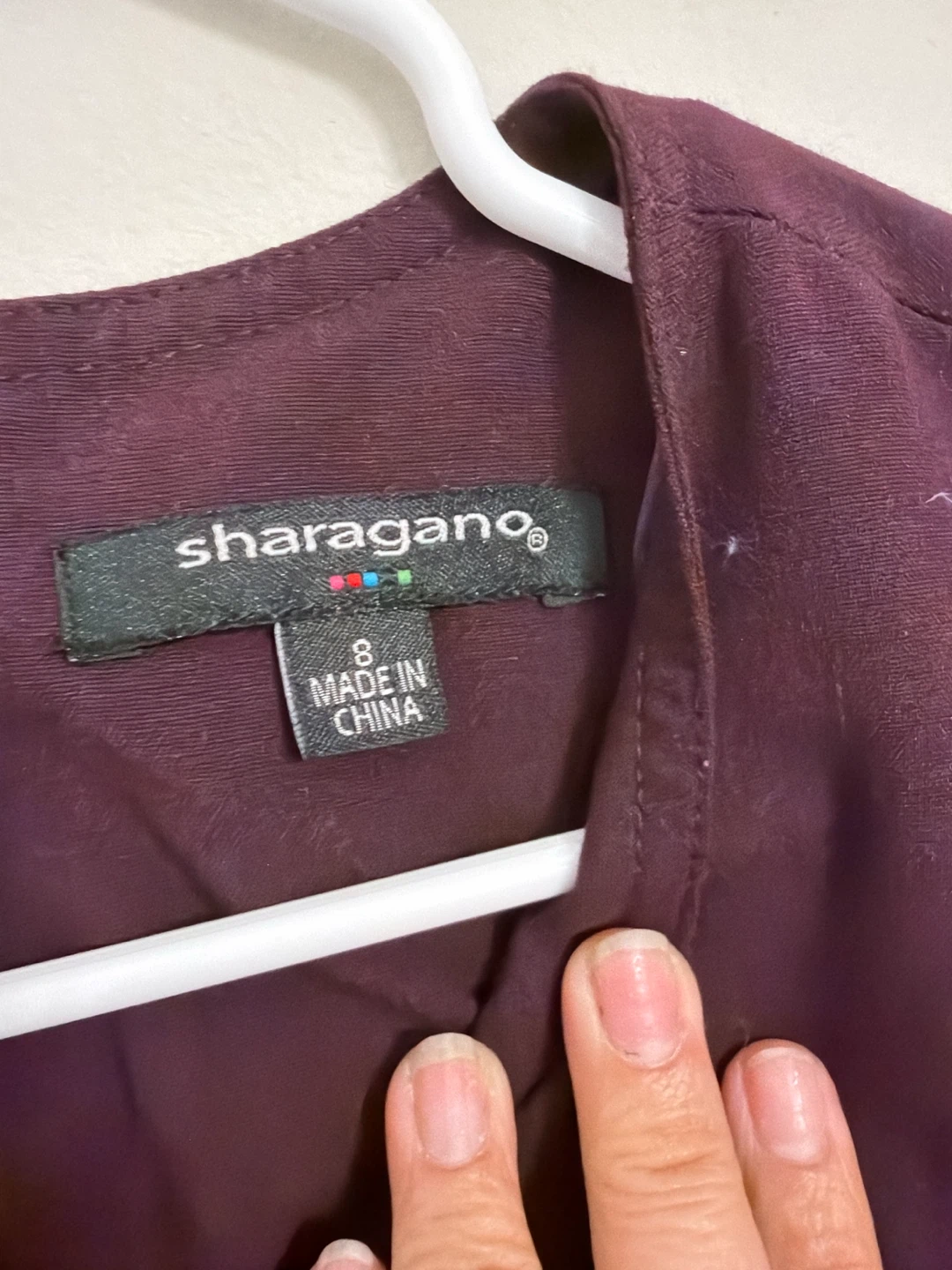 Sharagano Deep Purple Zip-Front Dress - photo 2