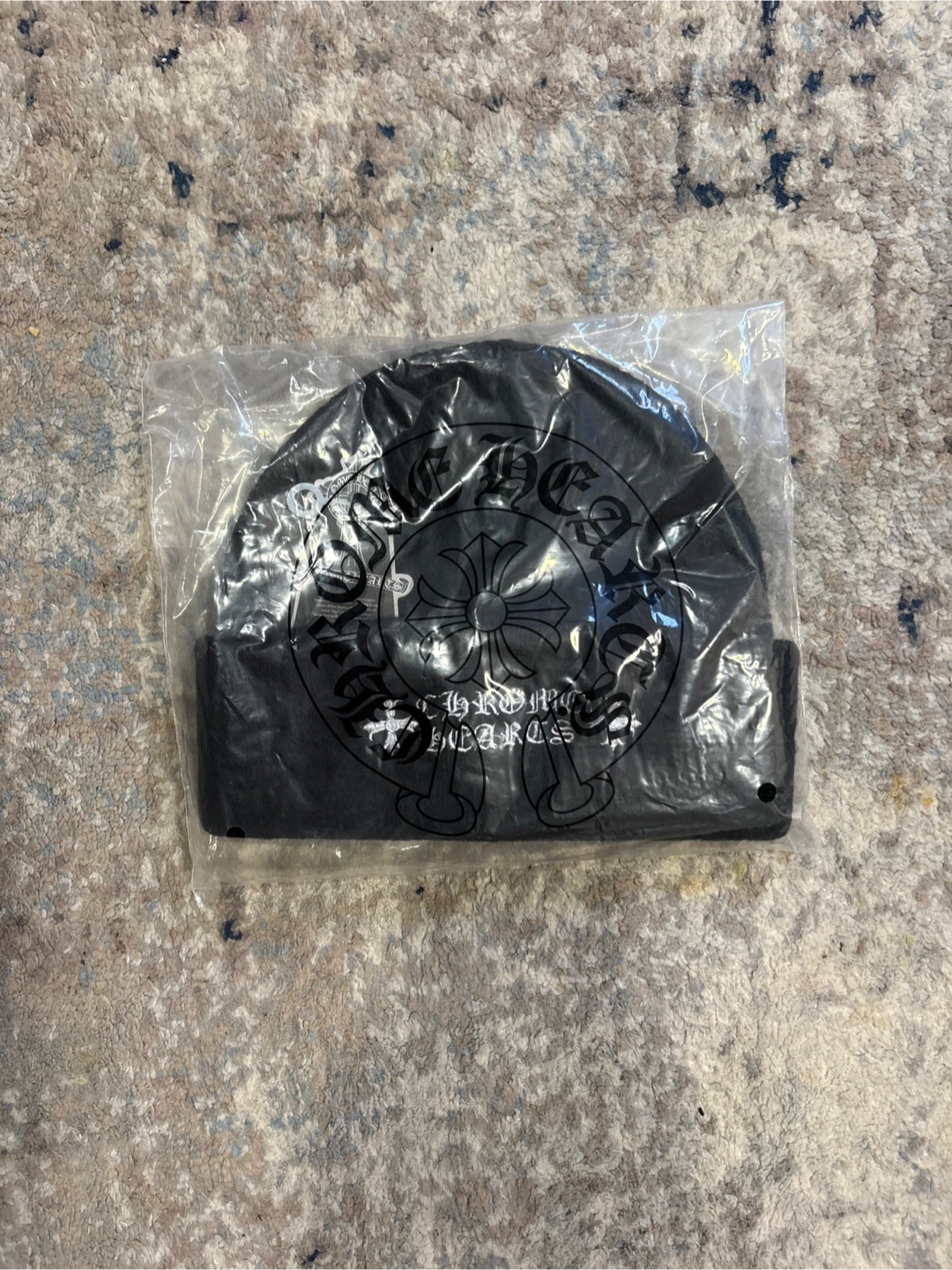Chrome Hearts Black Beanie
