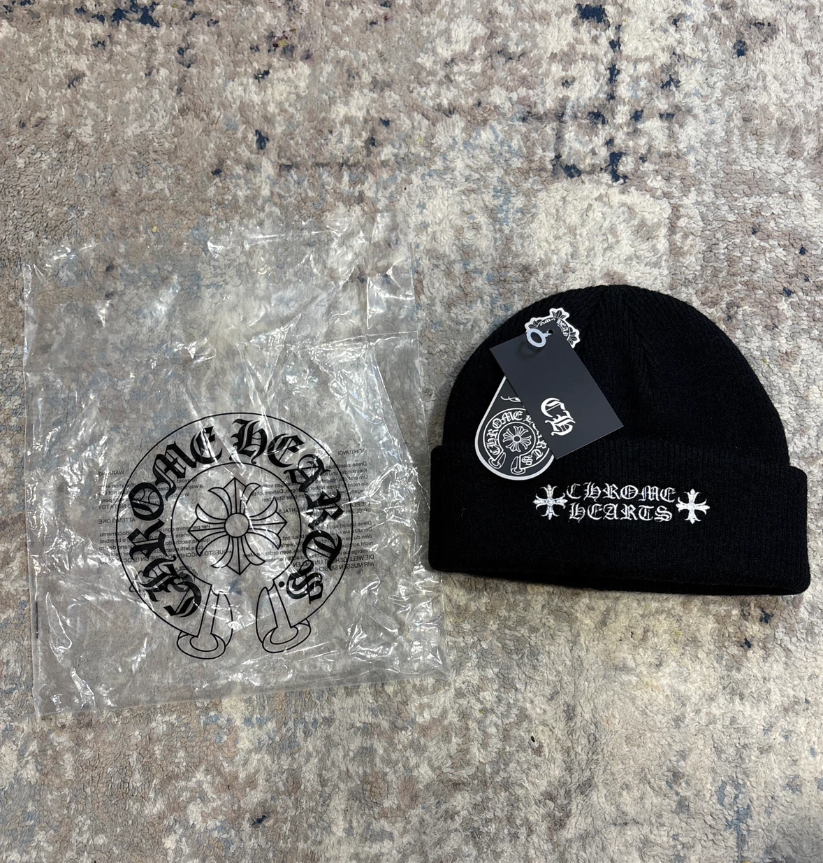 Chrome Hearts Black Beanie - photo 2