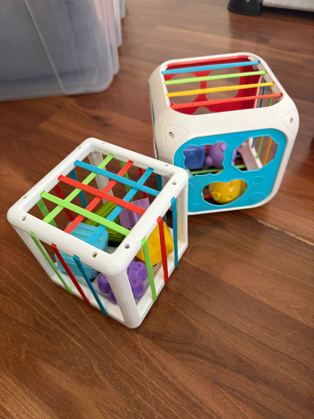 Set of two sensory baby activity cubes - photo 2