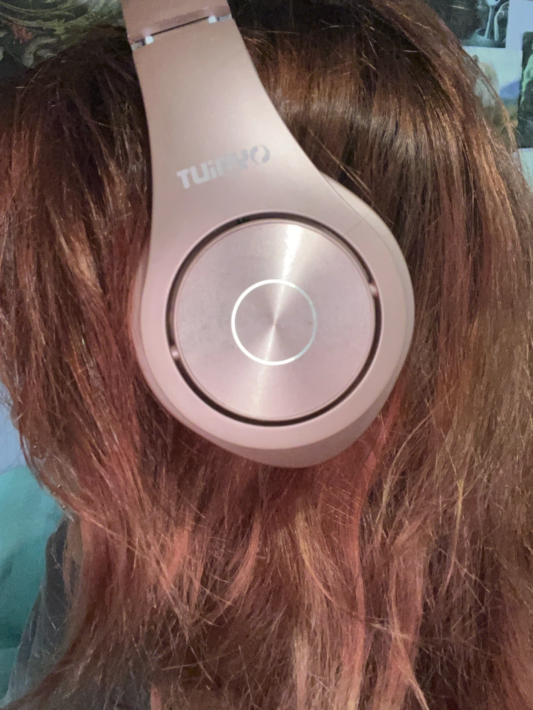 Rose Gold Bluetooth Over-ear Headphones