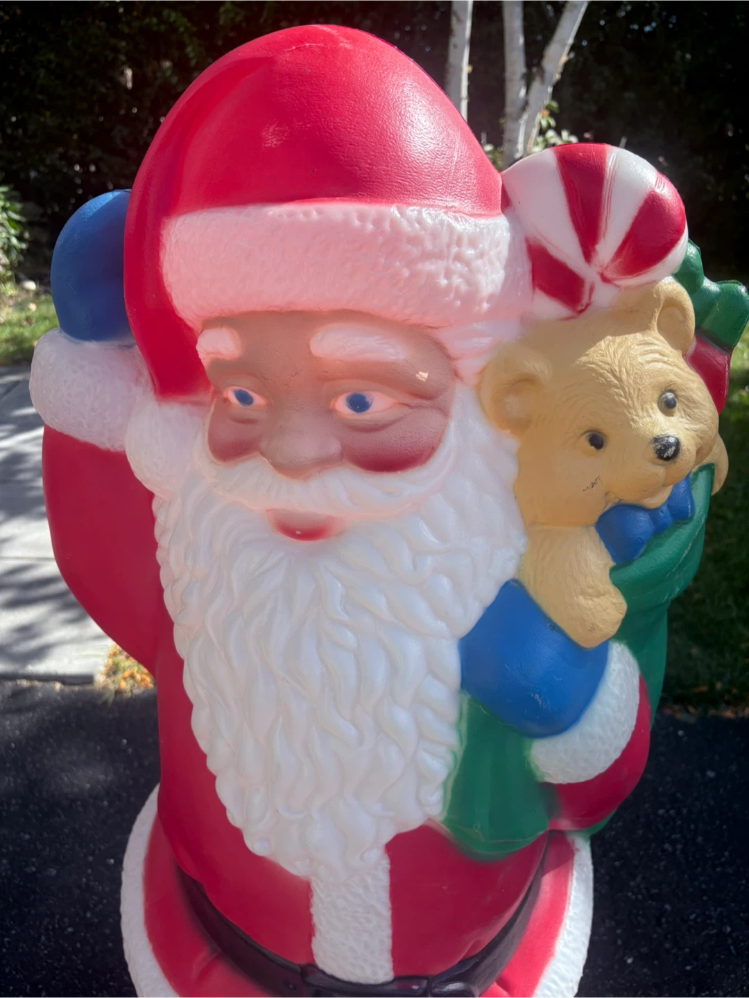 Vintage Santa Claus Blow Mold Lawn Decoration - photo 2