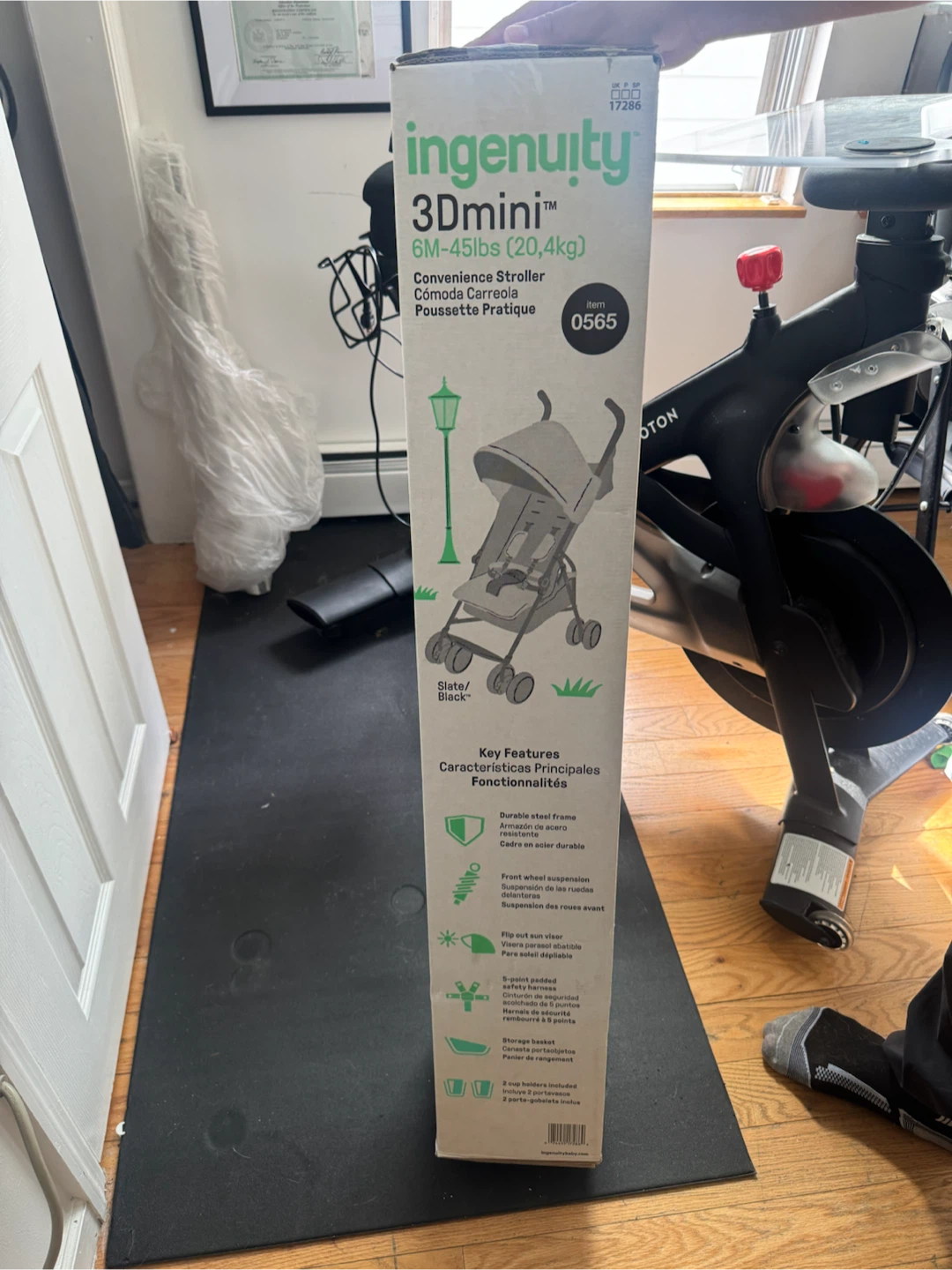 Ingenuity 3Dmini Convenience Stroller Slate/Black
