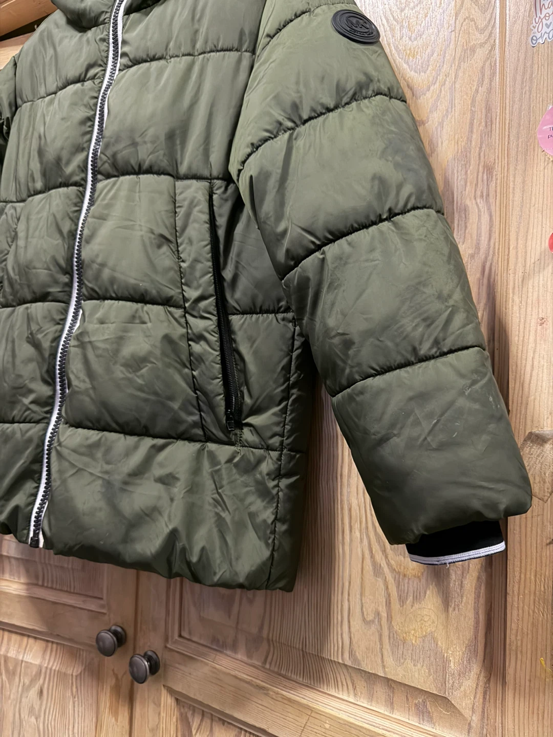 Michael Kors Olive Green Puffer Jacket - photo 2