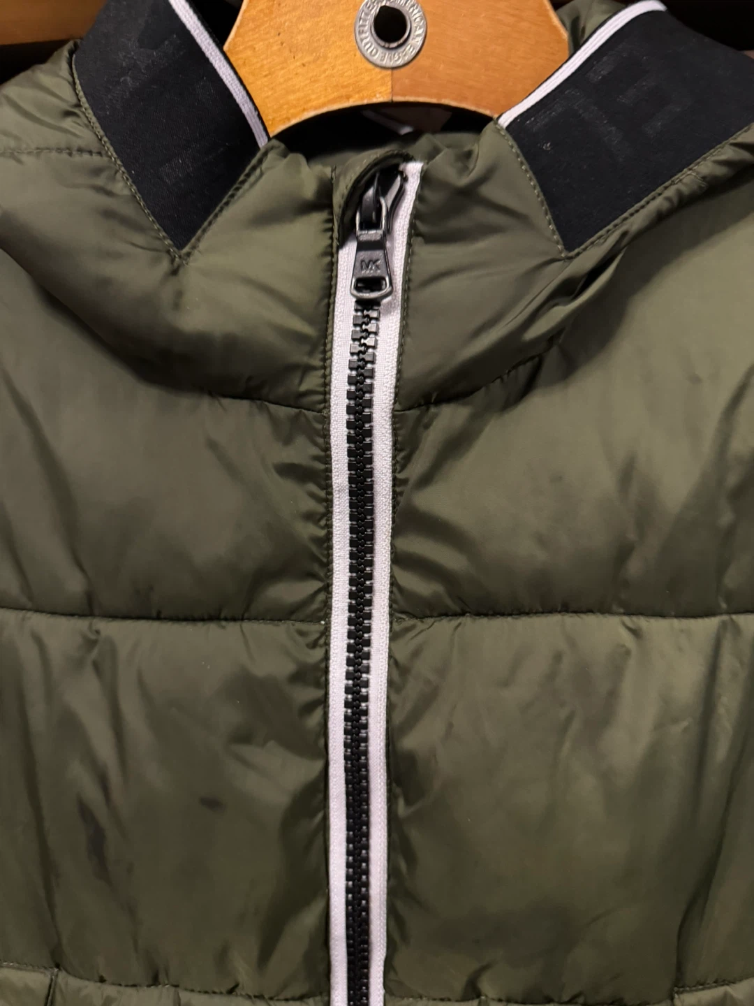 Michael Kors Olive Green Puffer Jacket - photo 5