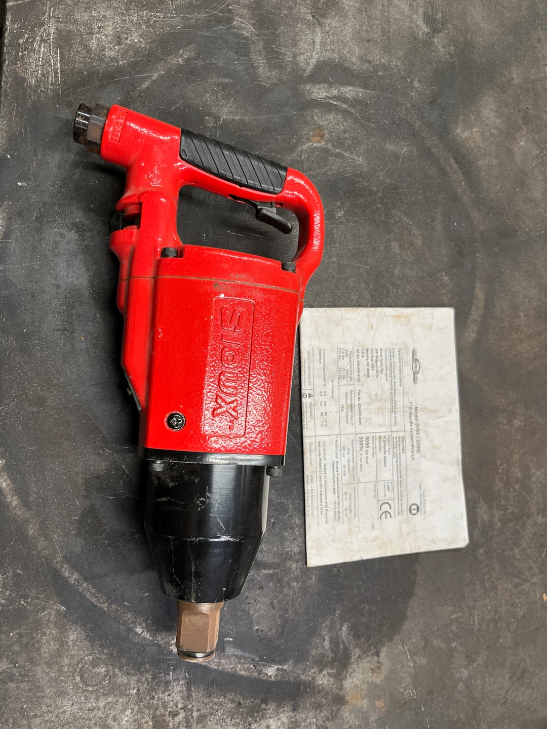 Sioux Model 5095 1" Impact Wrench