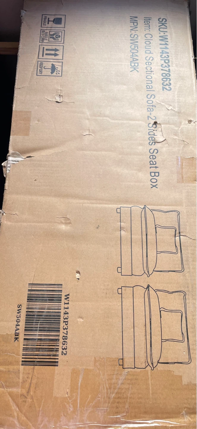 Black Cloud Sectional Sofa - photo 4