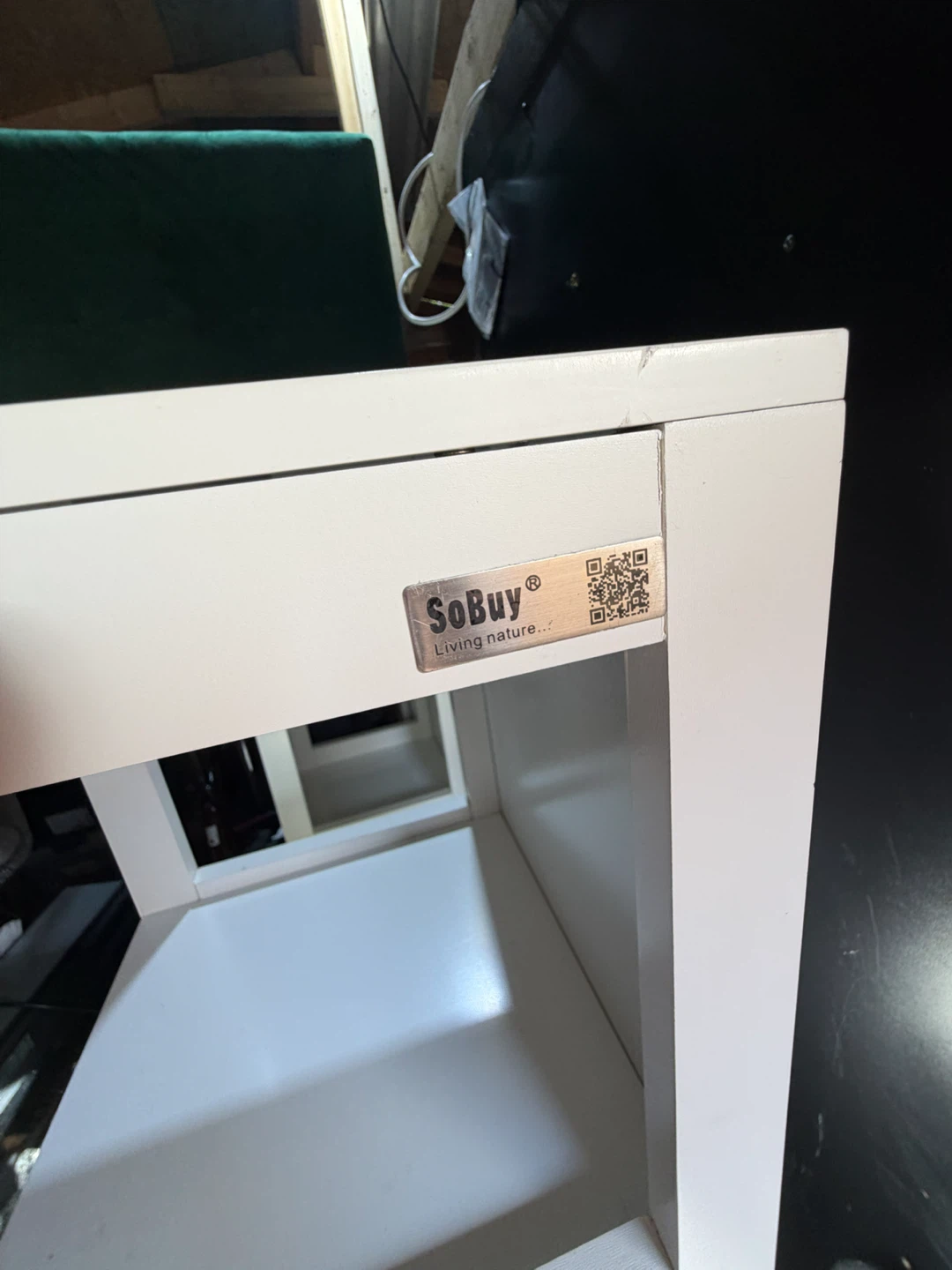 SoBuy White Storage Shelves with Drawers - photo 3