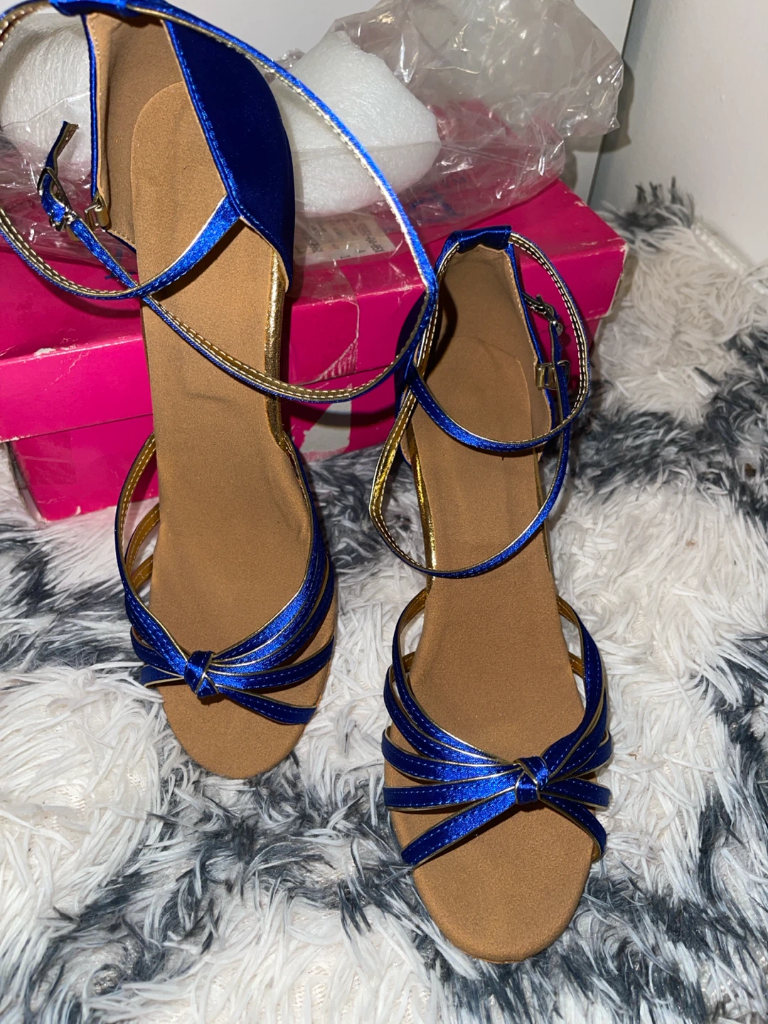 Royal Blue Ballroom Dance Shoes - photo 2