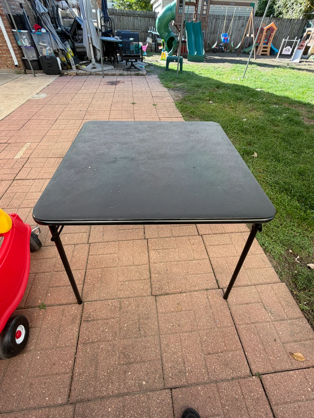 Black Folding Table
