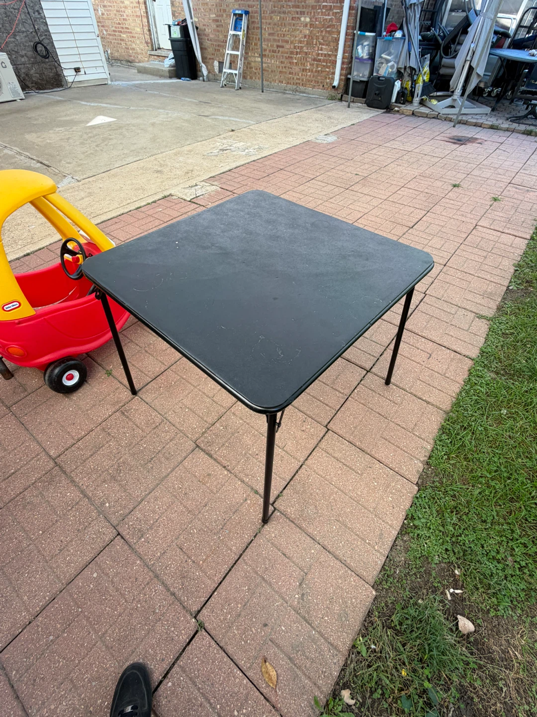 Black Folding Table - photo 2