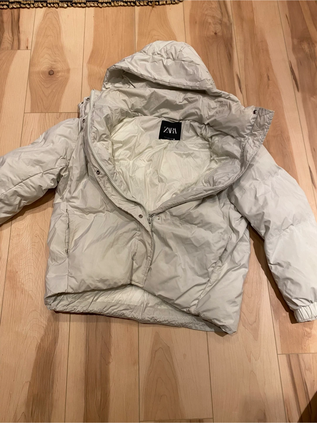 Zara puffer jacket, size S - photo 2