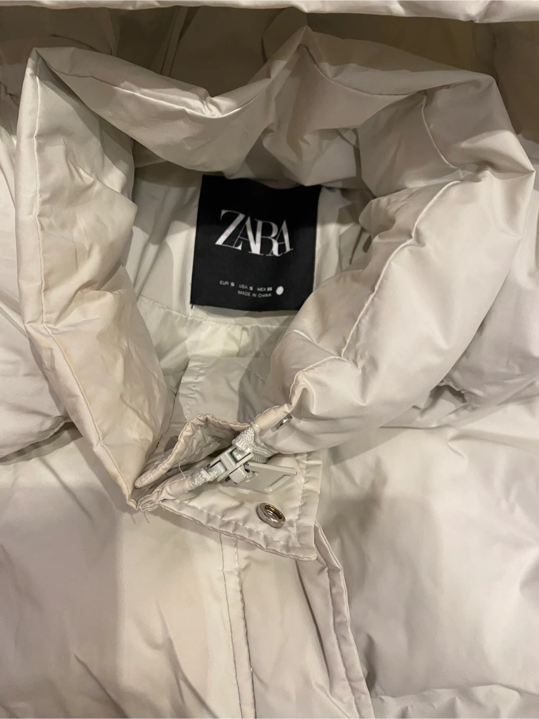 Zara puffer jacket, size S - photo 3