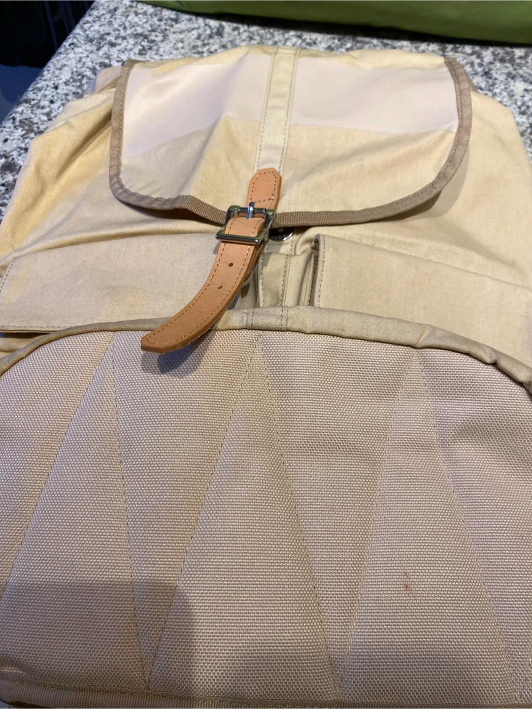Tan Canvas Backpack - photo 2