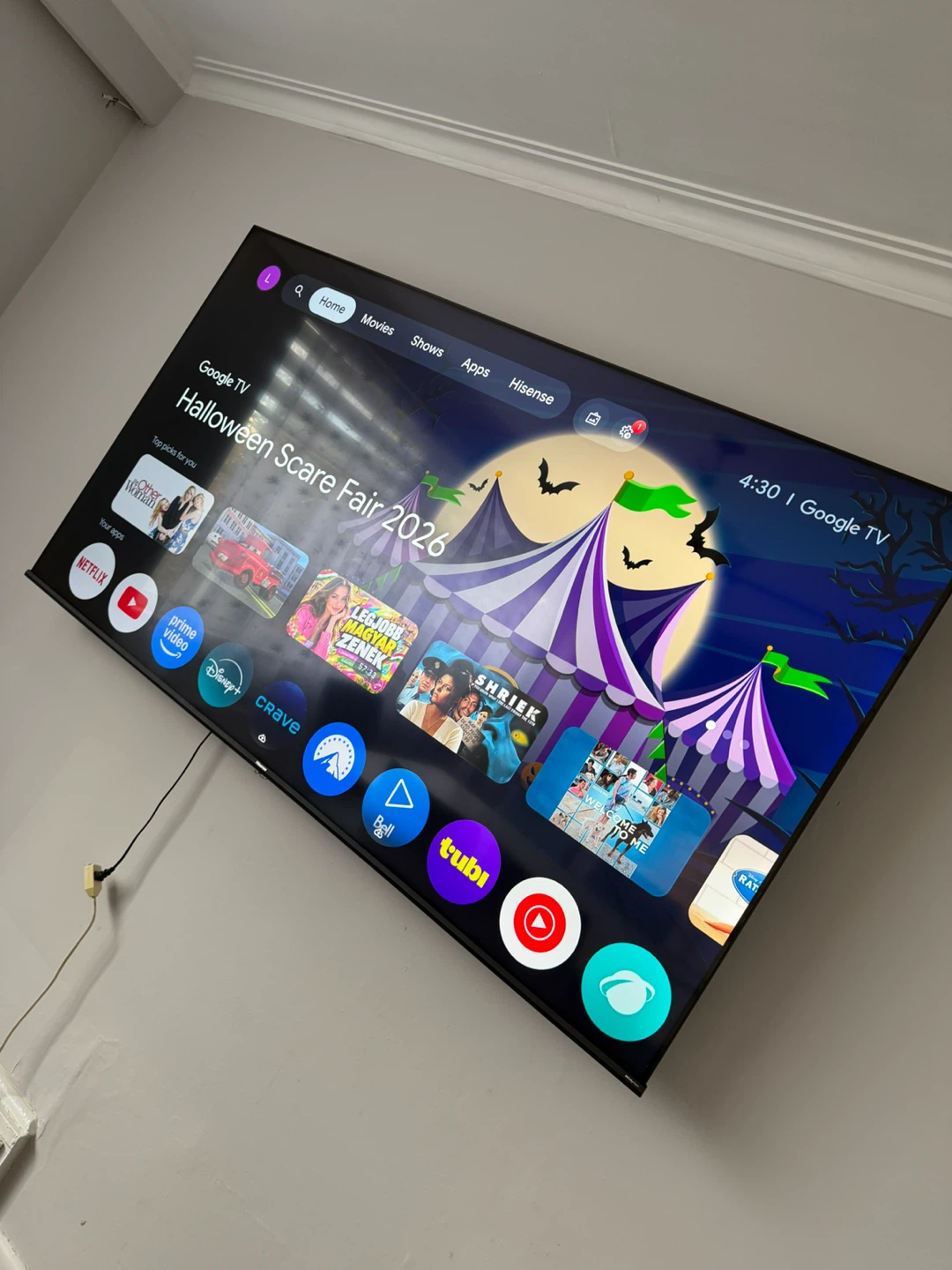 HISENSE 75 INCH Q LED SMART TV - photo 2