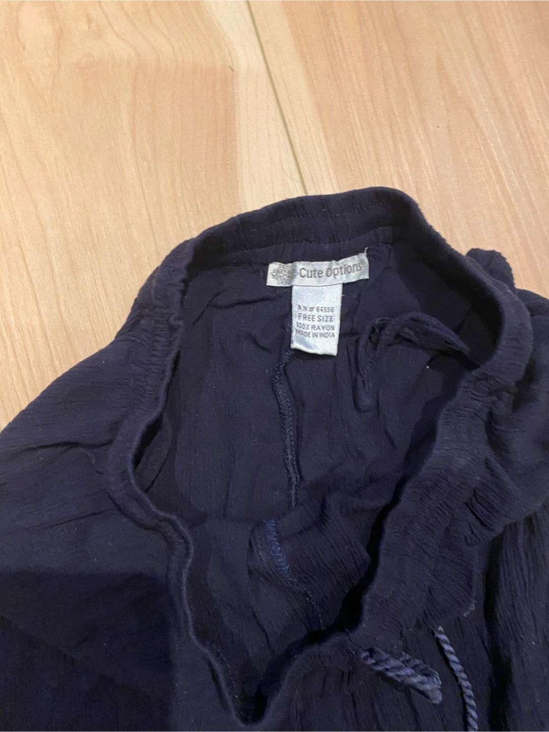 Cute Options Navy Embroidered Pants - photo 2