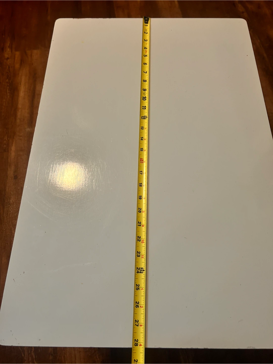 White Two-Shelf Side Table - photo 3