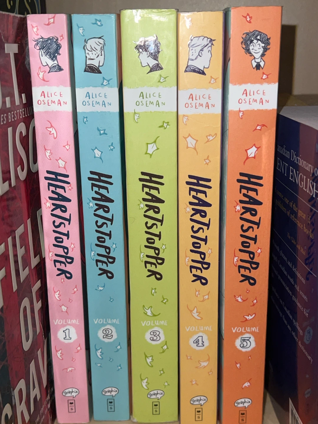 Heartstopper books 1-5