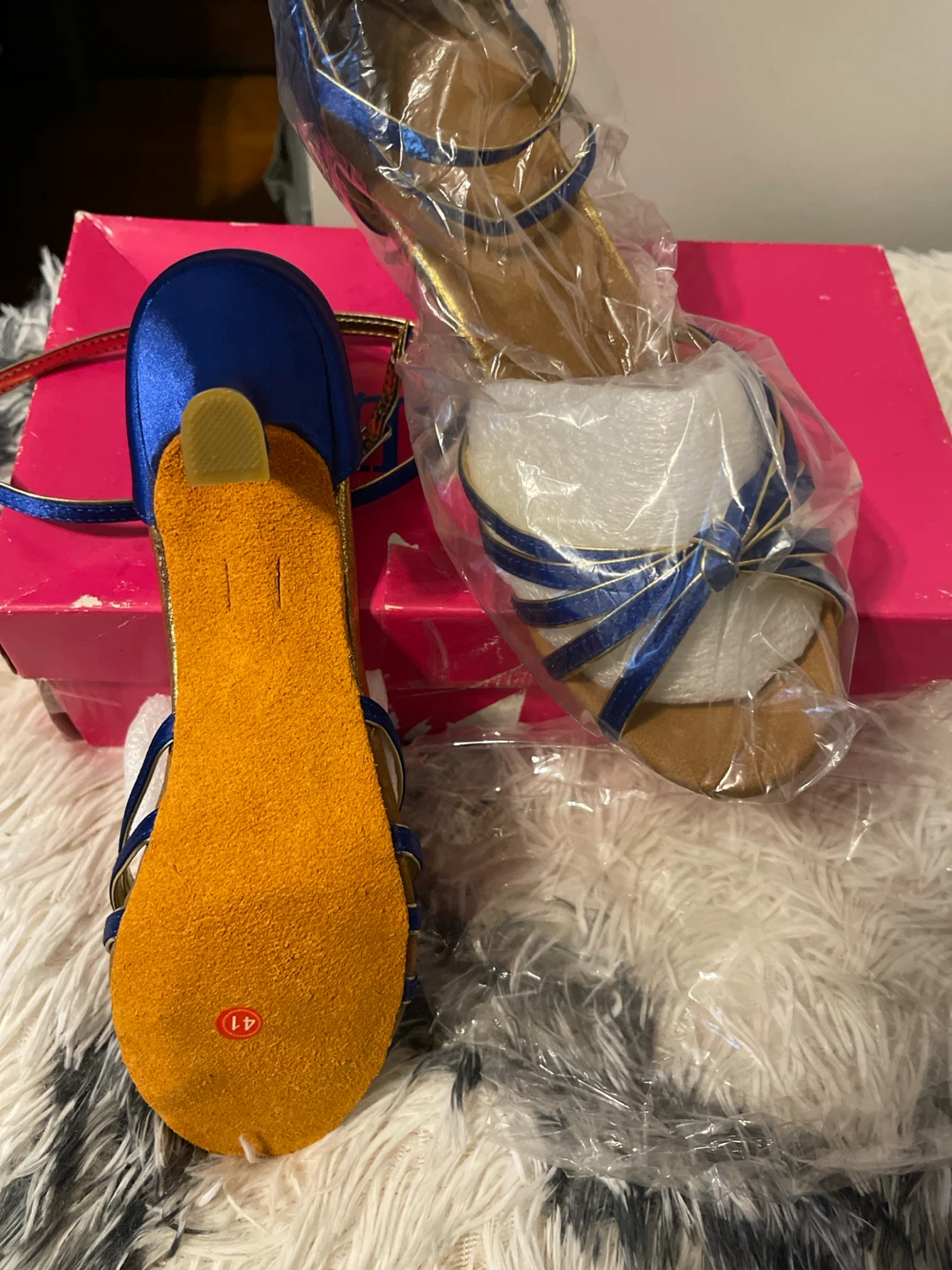 Royal Blue Ballroom Dance Shoes - photo 4