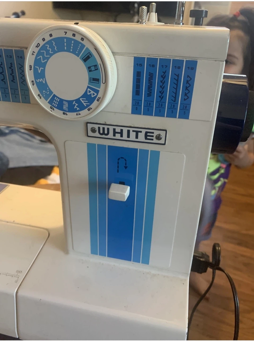 White Sewing Machine - photo 2