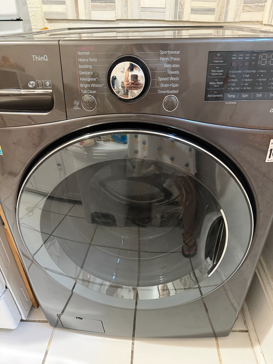 LG ThinQ Front Load Washing Machine