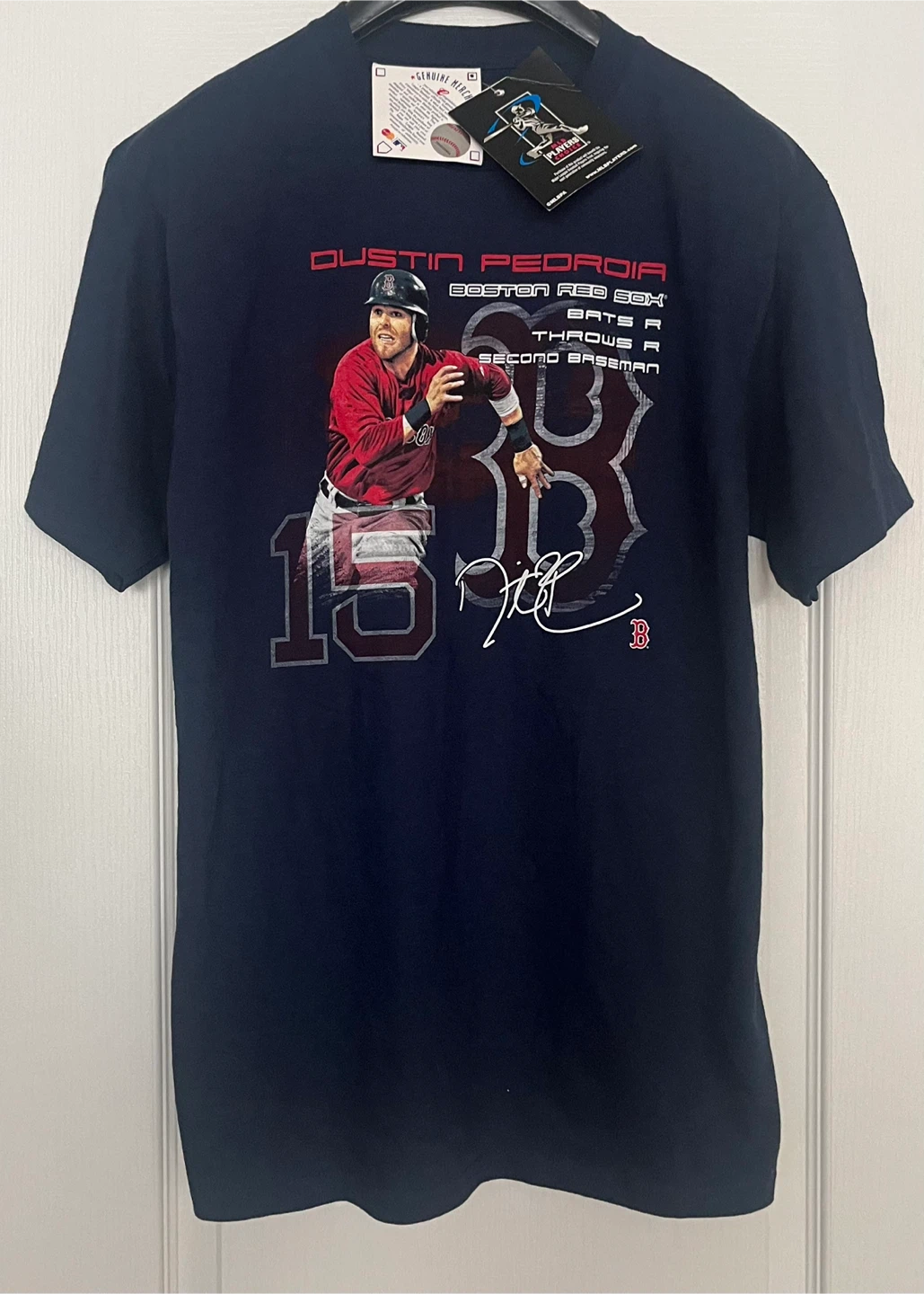 Boston Red Sox Dustin Pedroia Graphic T-Shirt