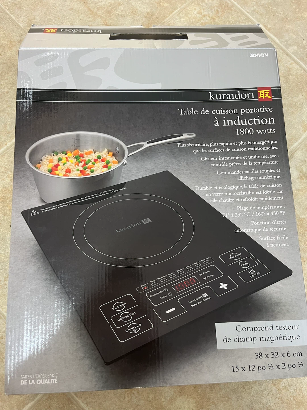 Kuraidori Portable Induction Cooktop