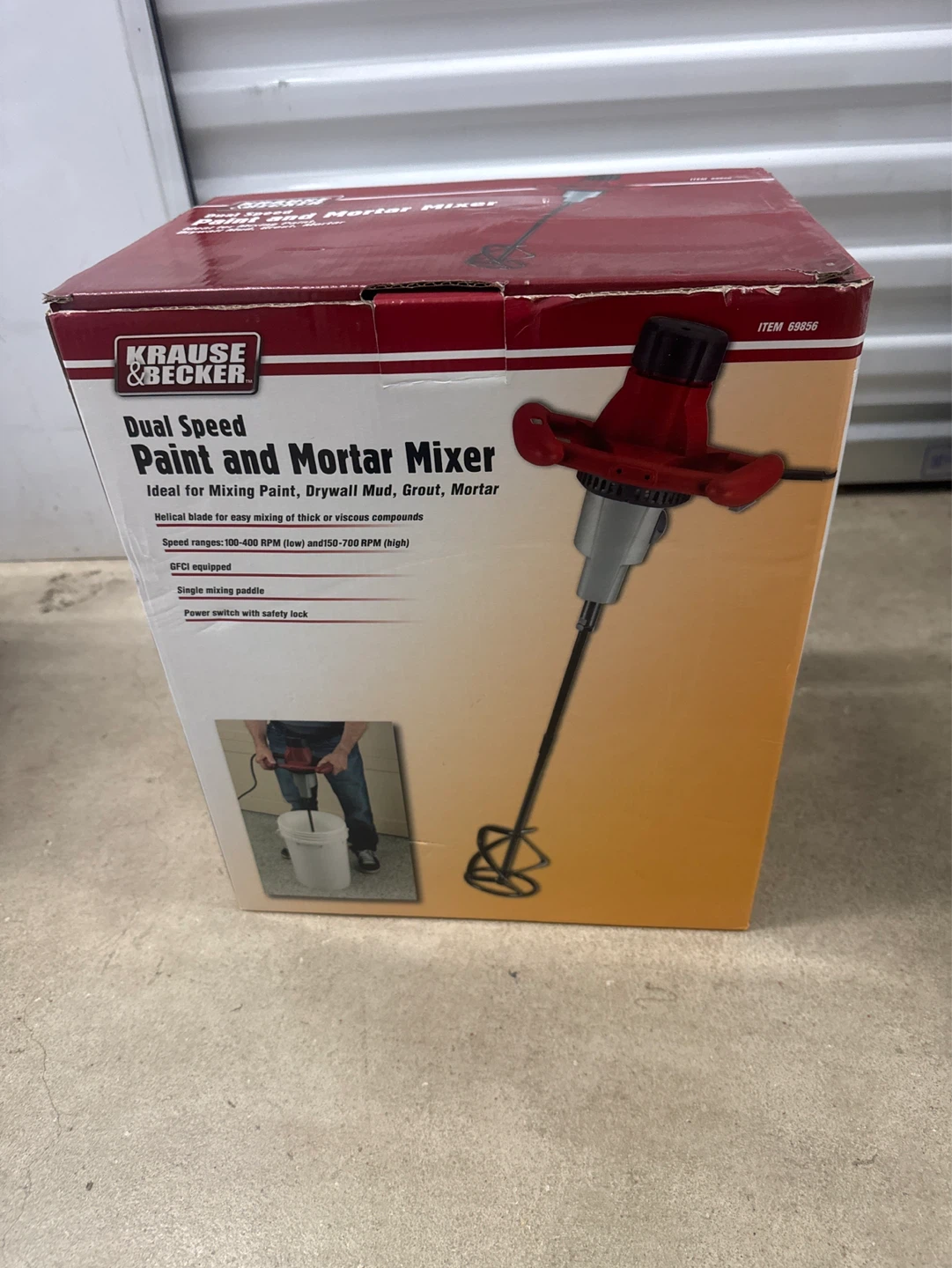 Krause & Becker Dual Speed Paint and Mortar Mixer