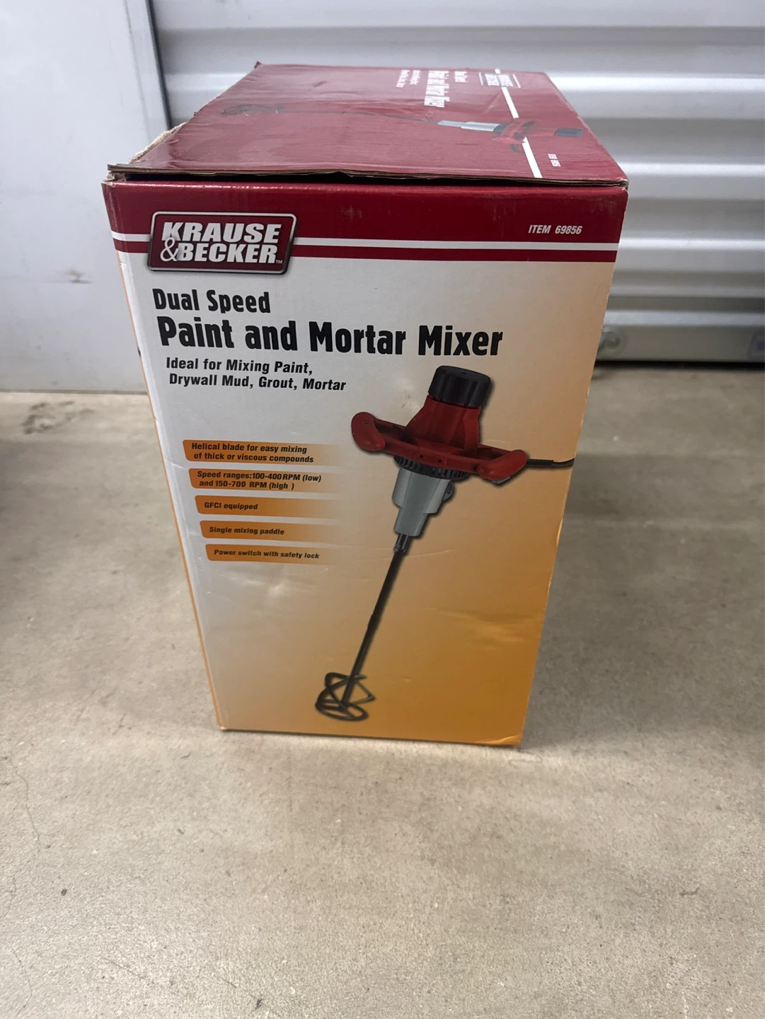 Krause & Becker Dual Speed Paint and Mortar Mixer - photo 2