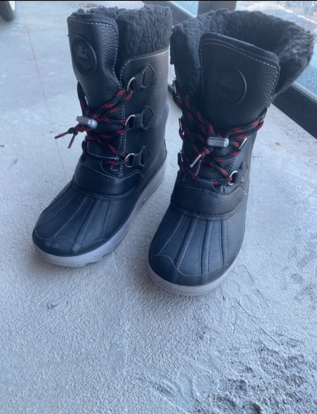 Pajar Black Winter Boots Youth