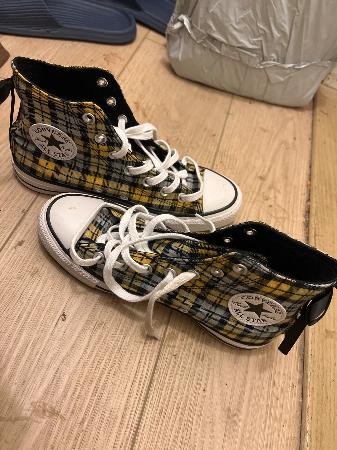 Converse All Star Plaid High-Tops - photo 5