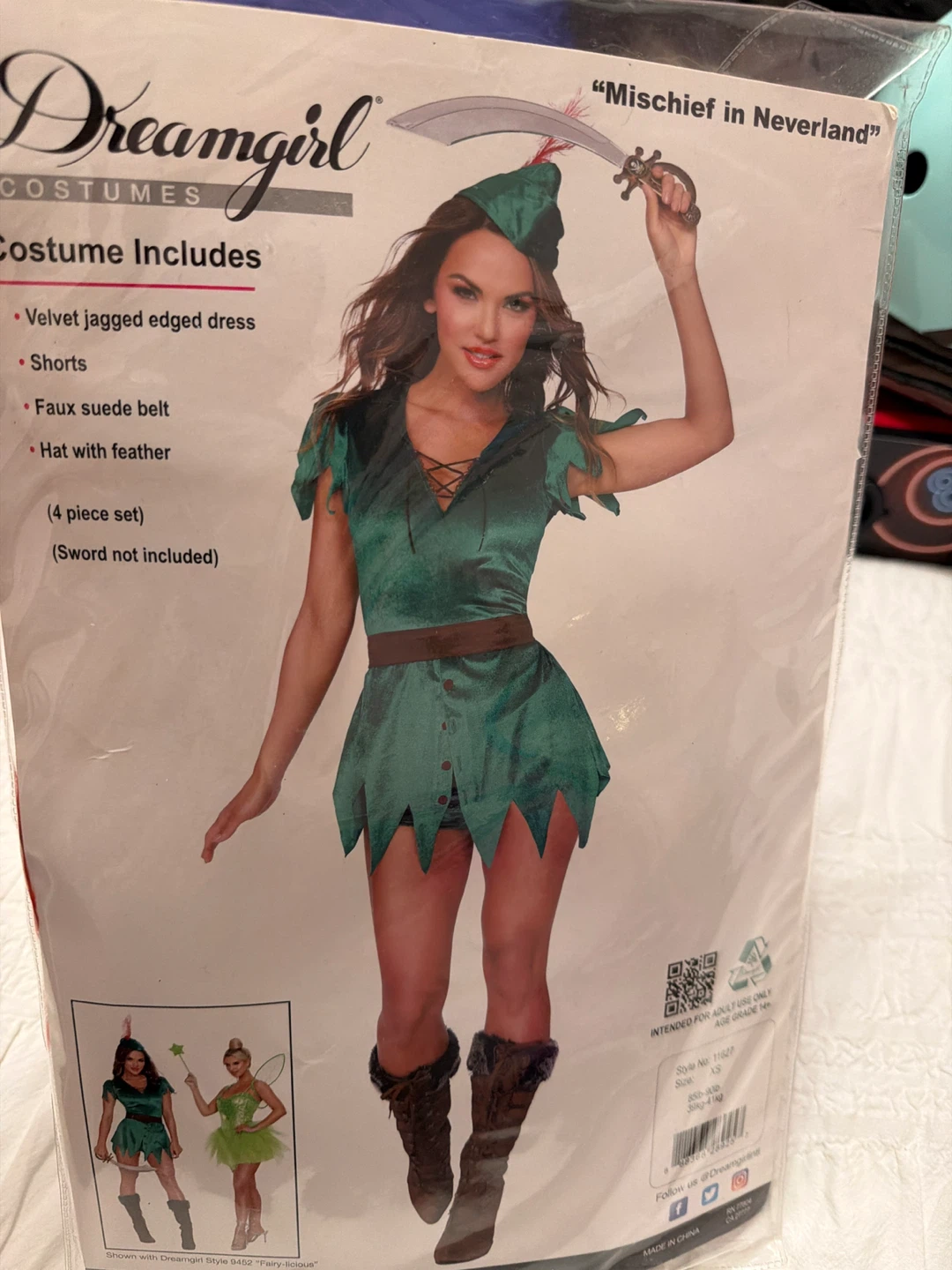 Dreamgirl Mischief in Neverland Costume XS